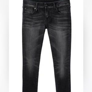 R13 Kate skinny black jeans- size 26